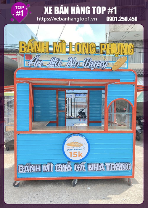 Kiot bánh mì 2m2