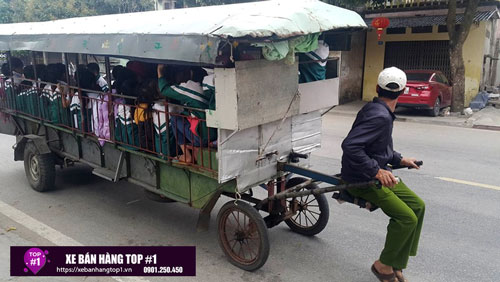 Xe bán hàng rong tự tự do sáng tạo theo ý mình