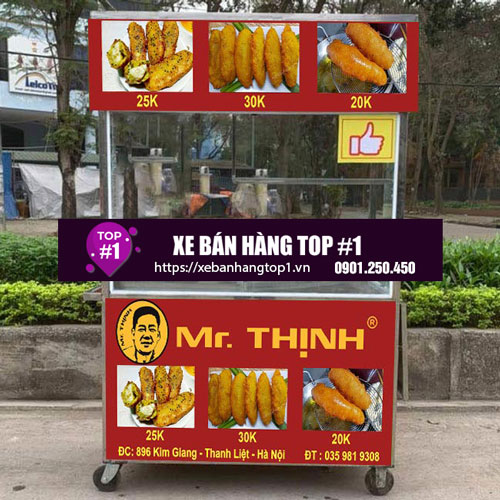 Xe chuối chiên đẹp