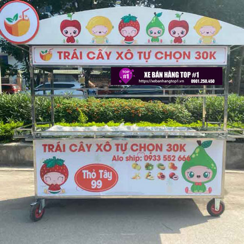 Xe trái cây tự chọn 1m8