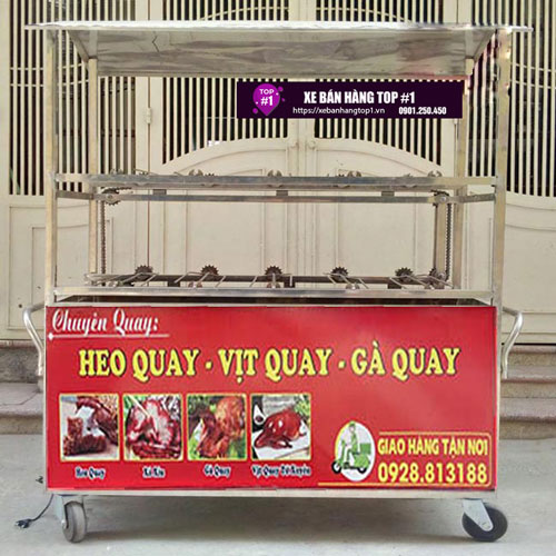 Xe quay gà vịt 