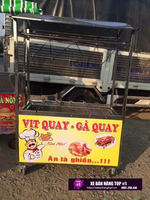 Xe quay gà vịt 