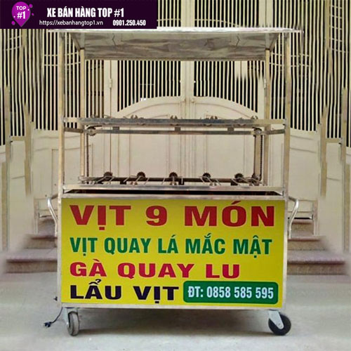 Xe quay gà vịt 