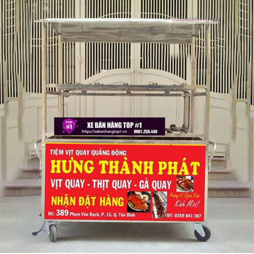 Xe quay gà vịt 