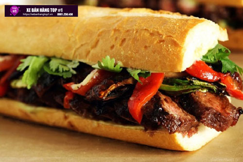 Bánh mì thịt bò nướng