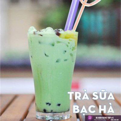 Trà sữa bạc hà