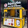 Xe kiot trà sữa 1M8x1M6x2M15