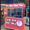 Xe trà sữa take away 1M2x60x1M95