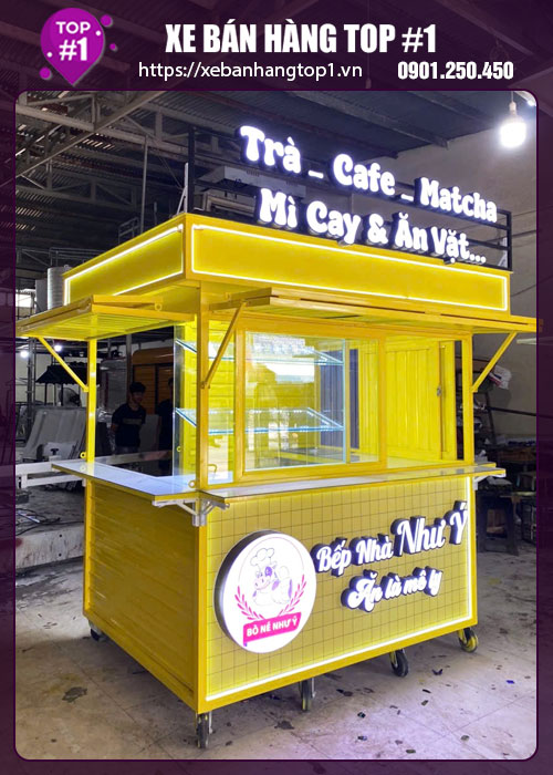 Kiot bán đồ ăn 1M8x1M4x2M15