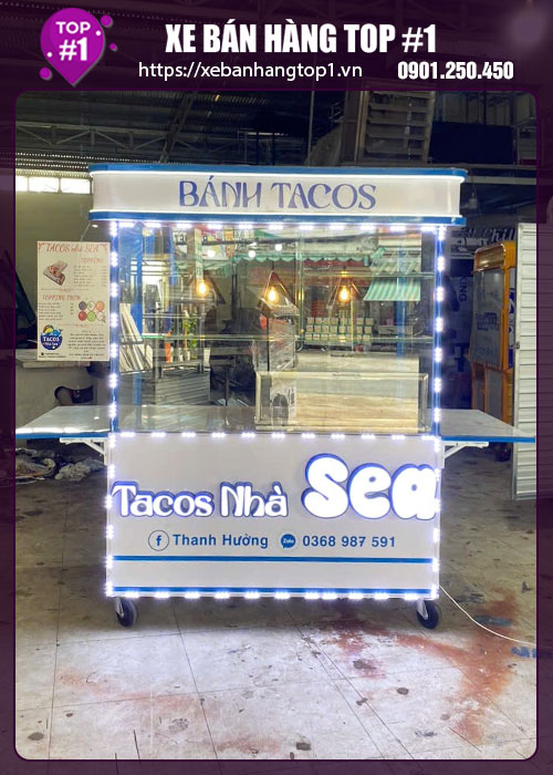 Tủ bán bánh mì 1M4x60x1M95