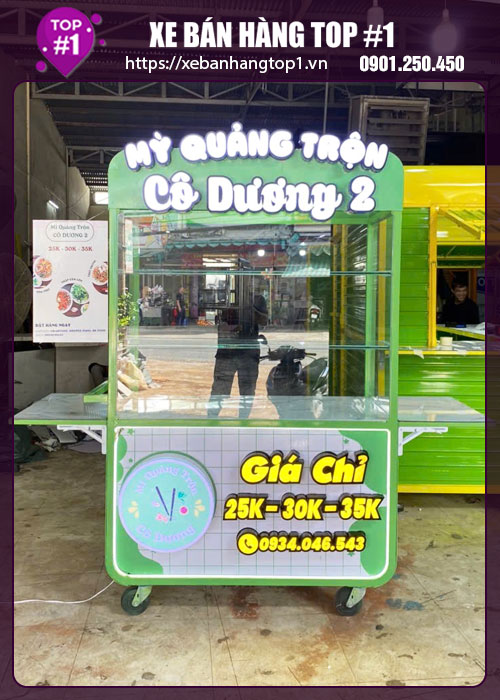 Xe mì quảng 1M2x60x1M95