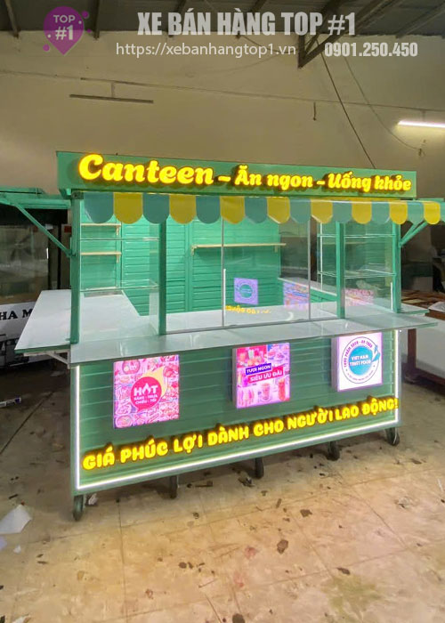 Kiot bán đồ ăn 2M5x1M8x2M15