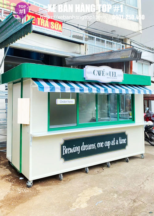 Kiot bán hàng đơn giản 3M5x1M8x2M2