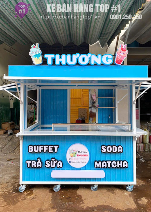 Kiot buffet trà sữa 2Mx1M6x2M15