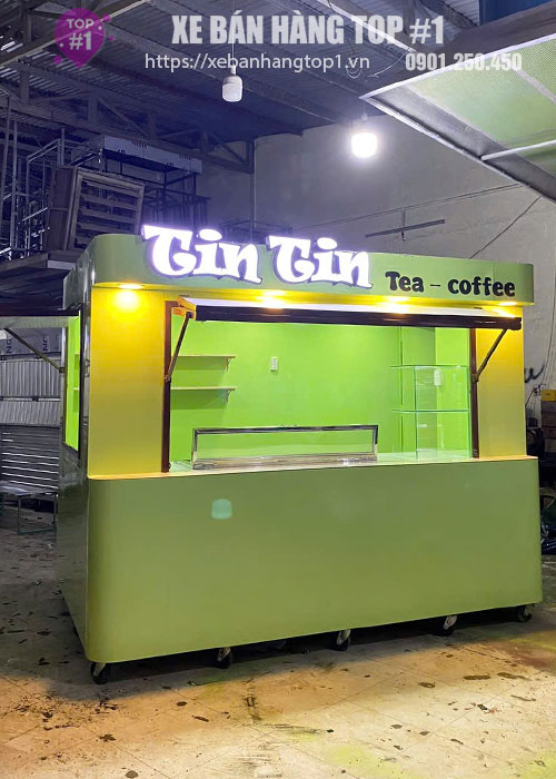 Kiot trà sữa độc lạ 2M8x1M8x2M2
