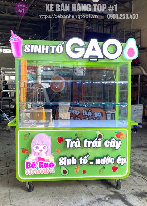 Tủ sinh tố nước ép 1M4x60x1M95