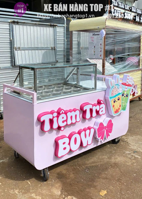 Tủ trà sữa Full Topping 1M6x70x84