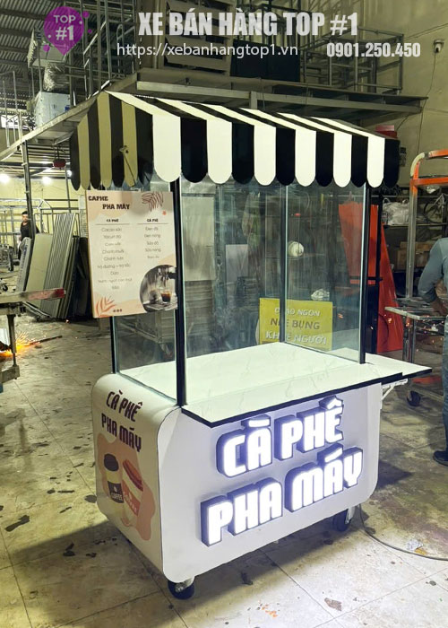 Xe cafe pha máy 1M2x60x1M95