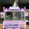 Xe trà sữa Topping nhà làm 1M6x70x1M95