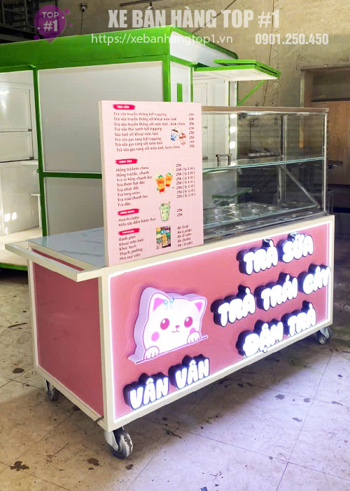 Quầy trà sữa 1M6x60x1M5