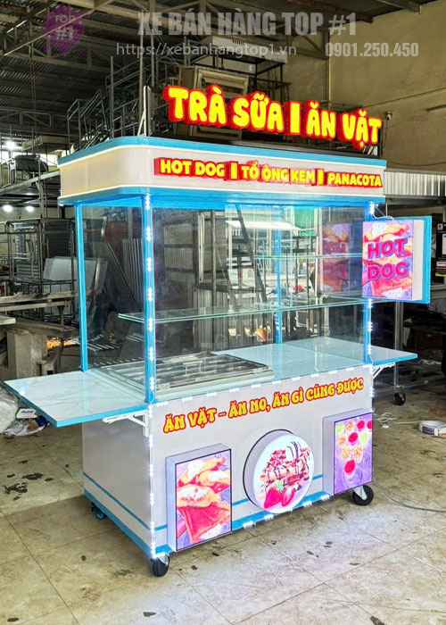 Tủ ăn vặt 1M4x60x1M95