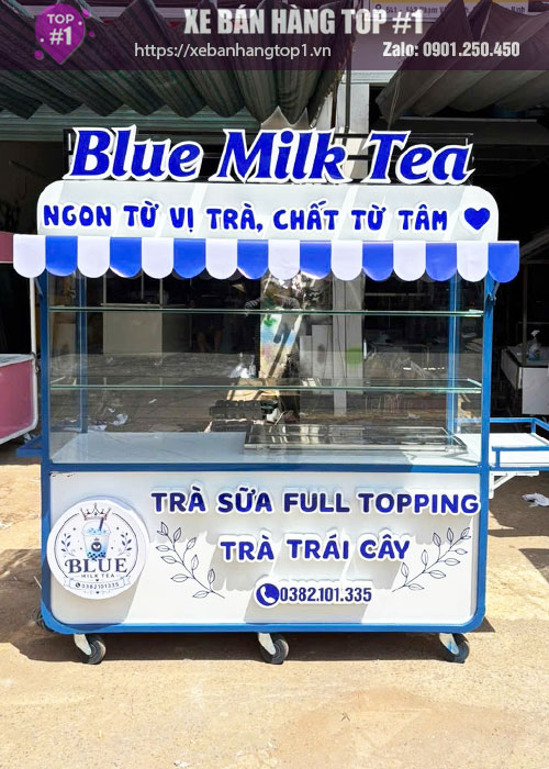 Xe trà sữa Full Topping 1M8x60x1M95
