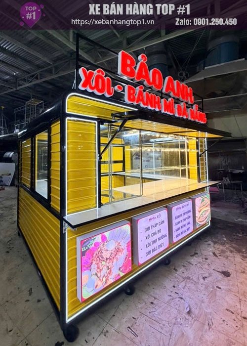 Kiot bán bánh mì 3Mx2Mx2M15