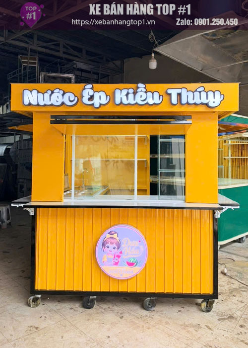 Kiot bán nước ép 1M8x1M6x2M15