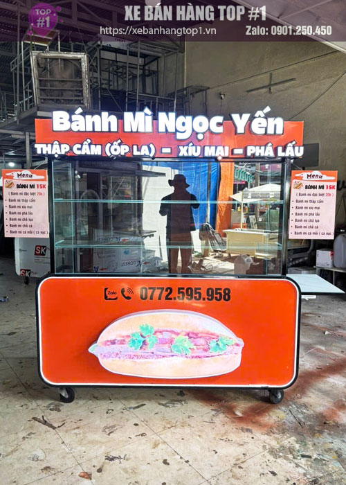 Xe bánh mì truyền thống 1M6x60x1M95